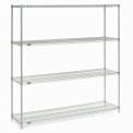 Nexel Chrome Wire Shelving, 72