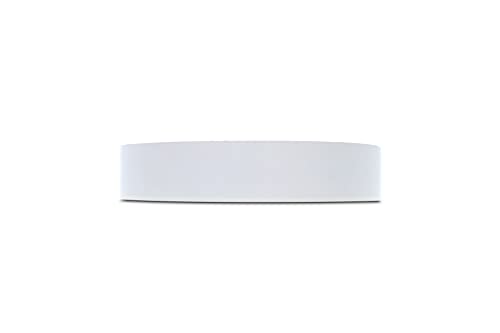 Image of WoodPress 3 /4 inch Matt White Melamine Edge Banding, Pre-Glued Veneer Tape - 25 ft Roll - Iron-On for Easy DIY Application - Will Cover The Edge of a Standard 8' x 4' MDF Panel