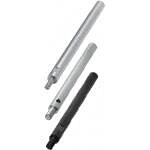 One End Threaded Precision Linear Shaft with Wrench Flats or Cross Drilled Hole 30mmX250mm 1pc