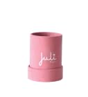 Juli Flowers Runde Schachtel XS Samt Rosa