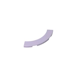 27507 Circular Plate Tile 4x4 Curved, Macaroni 50 Pieces GDS-1276 Compatible with Lego Building Blocks Color:pink purple โ image 1