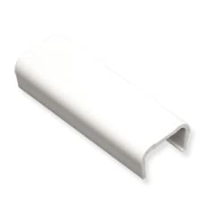 Icc 1 1/4" Cable Raceway Joint Cover, White, 10-Pack #TOP15