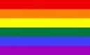 Gay Pride Rainbow Flag MASSIVE 8'x5' (2.4m long!)