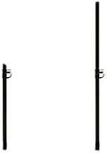 American Sound Connection ASC-S015AS Pro Audio DJ Subwoofer Mount Speaker Stand Adjustable Height Extension Pole