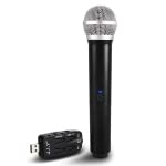 J.I.Y K Song Wireless Microphones for TV PC with Audio Card USB Receiver (Black)