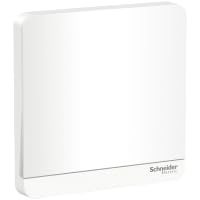 Schneider Electric AvatarOn, switch, 16AX, 250V, 1 way, LED, White (16AX250V1G1WSwwLED,WE)