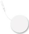 Soft-Touch Silver Electrodes tricot back (tyco gel)-2" Round qty: 10 packs of 4 electrodes/pack