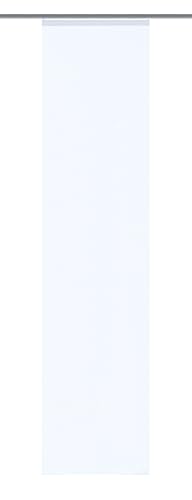 Home Fashion 87141-810 ROM - Cortina corredera (245 x 60 cm, Lados Cortados con láser), Color Blanco