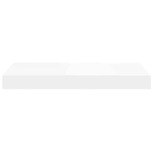 Étagère flottante blanche compacte pour optimiser vos murs sans perçage visible - 7