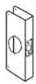 Don-Jo 2-CW PB Polished Brass Wrap-Around Plate
