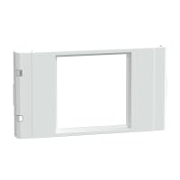 Plaque plastique G/P perforée 72 x 72 mm de finition et support