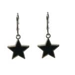 The Opal Factory Black Star Earrings. Korean Style Dainty Earrings. Fashionable And Trendy Earrings. (TOF Black Star Earrings (Silver)) (B0CZTTLRRL) Amazon Price History, Amazon Price Tracker