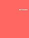 Notebook: Unlined/Plain Notebook - Large (8.5 x 11 inches) - 106 Pages || Red Softcover