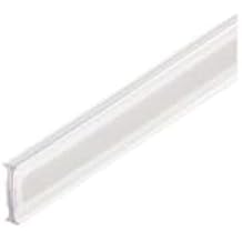 CRL EZCC10-XCP5 Clear Copolymer Strip for 180 Degree Glass-to-Glass Joints - 3/8" Tempered Glass - 120" Stock Length - pack of 5