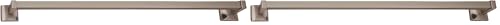 Image of Design House 539130 Millbridge Bath Accessories, 18-Inch, Satin Nickel (Pack of 2)