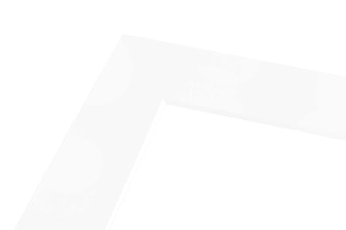 nielsen Conservation Passepartout Karton 1,5 mm | Außenformat 24x30 cm für Bildformat 15x20 cm | Reinweiß (hellweiß) | glatte Oberfläche