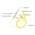 Qii lu Circuit Tester Pen, Auto Car Vehicle Circuit Tester DC 6V 12V 24V Gloeilamp Voltage Test Pen Potlood Geel - Image 7