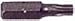 CRL 1/4" Hex T25 Tamper Torx Insert Bit