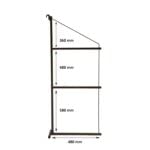 Shipping Container Single 3 Tier Shelving Bracket