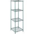 Nexel Wire Shelving, Green Epoxy, 36