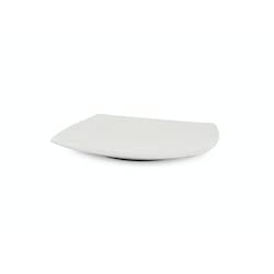 Saturnia, set 10 piatti pane quadrati Tokio in porcellana cm 17 diag. 20 H 2,2 cm 3353600-20001006 bianco