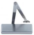 Zoo ZDC0024SN Satin Nickel Size 2-4 Door Closer Radiused Cover