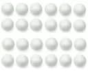 FIRST CLICK Craft Foam Balls 1.5 Inch 24 Styrofoam Balls for DIY Art Craft School Projects and Home Decoration DIY Christmas Craft