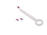 NTW Fiber LC net-Lock Key Insert, Butterfly Finger-Release, Pink, for Fiber LC net-Lock Patch Cables - 2 Keys - NL-KL-BL-2 - NL-KL-PK-2
