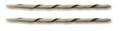 Dobla Belgium Chocolate Cigarillos, White with Dark Stripes, 5.9" Long, 200 Count - Gourmet Dessert Decoration