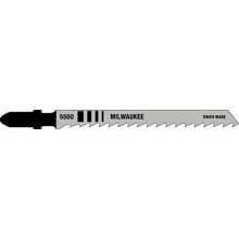 Milwaukee 48-42-5500 Lame per seghetto alternativo, 10,2 cm, 6 denti per pollice, in acciaio al carbonio, confezione da 5