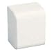 ECFX5EI-X, End Cap Fitting for use with LDPH5 and LDS5 Raceway, Electric Ivory, ABS, Length 1.00 in. (25 Items)