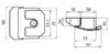 DRAK Drop Lock Various Locks with Latch, Black - Image 3
