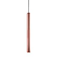 AHUJA INTERNATIONAL Modern Ceiling Long Tube Cylindrical Spotlight 7W Hanging Pendant Light Adjustable Height Lighting Fixture for Kitchen Dinning Room (400 mm,Warm White) (Rose Gold)-image-31