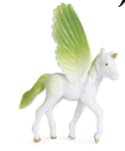 6Pcs Pegasus Unicornio Modelo,Unicornio Figura de Juguete Unicornio Arco Iris Mítico Pegasus Unicornio Modelo de Energía Mágica Criatura Unicornio de Color Sólido Regalos de Decoración Familiar