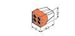 Wago Wire Connector 600 V Clear 4 Conductor 100 / Box
