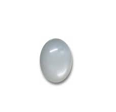 Moonstone Gemstone 6 Ratti Cabochon Oval Natural White Loose Stone by Vaibhav Gems-image-5
