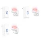 USUPERINK Motion Sensor Bell for Door Entrance,Motion Sensor Chime, Plug in Doorbell Wireless,48 Ringtones, 5 Levels Volume,Easy Installation,1300ft Long Distance,97dB Loud,for Home,Office,Hotel,3PK