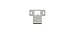 Deltana TSPE250 2-3/4" x 2-5/8" Extended Lip T-Strike Plate, Satin Nickel