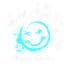 CyanGraffitiSmiley