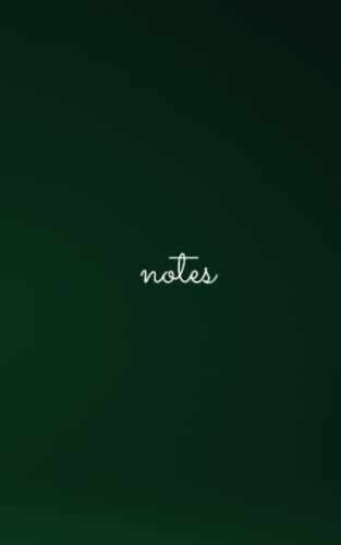 Bild: Notes: Dot Grid Notebook with Minimalist Dark Green Cover f�r 7,44 EUR bei amazon.de