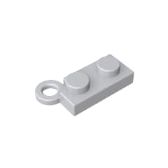 Gobricks 2429 Hinge Hinge Plate 1x4 Swivel Base 50 Pieces GDS-807 Compatible with Lego Building Blocks Color:gray white