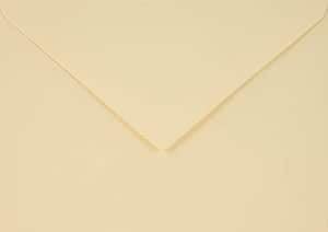 Netuno 100 Vanilla Coloured envelopes DIN C6 114x162mm 4.49x6.39 inches 115gsm Sirio Color Paglierino Pointed gummed Flap no Window for Wedding Invitations Birthday Greeting Cards Flyers Christmas — image 1