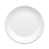 Plate Round 7 Inch 18Cm Melamine White (Pack Of 6) RD-B002