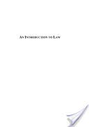 An Introduction to Law 1904673015 Book Cover