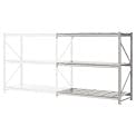 Global Industrial Extra High Capacity Bulk Rack With Steel Decking, Add-On Unit, 60