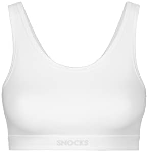 Snocks Soft Bra - Damen BH ohne Bügel, Perfekte Passform und hoher Komfort Dank Bio-Baumwolle, Bügel- und Nahtlos - Vielseitig und Bequem für Sport und Alltag