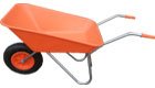 Image of KetoPlastics 85 Litre WheelBarrow Orange (Made In U.K)