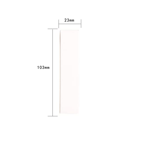 COSIDEA 50 PCS Empty White Lip Gloss Boxes W23 xW23 xH103mm / 0.9 * 0.9 * 4.05 inch, Cosmetic Perfume/Mascara Box Packaging for Small Business Wholesale, small Kraft Paper Box Luxury Holder Wrapping