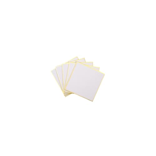 Yasutomo Shikishi Board, Size 3? x 3?, Pack of 5, Washi Paper, Arts and Crafts Supplies, HY310