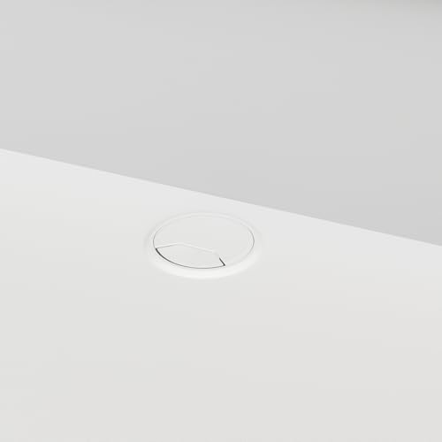 Floating LED TV Stand for TVs up to 70 Inch, Wall Mounted Entertainment Center with LED Lights, 63" Large Storage Media Console with 3 Drawers for Living Room, White - Image 5